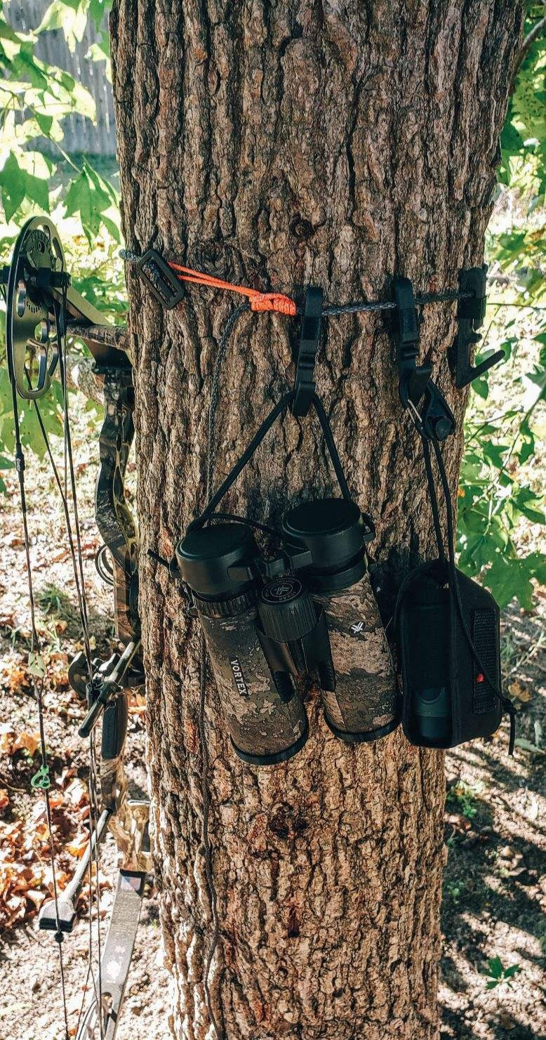 Standard Bow hang kit w/ 3 hooks and Amsteel